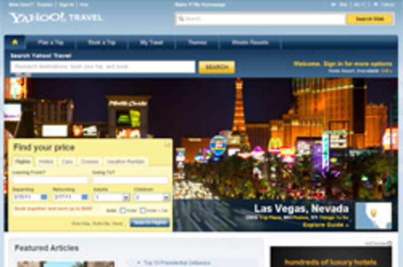 Yahoo! relaunches travel site