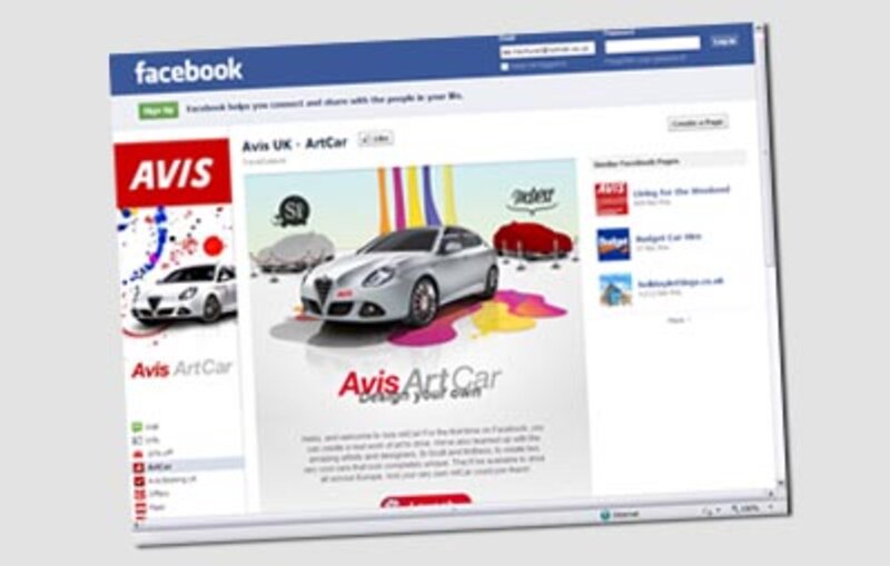 Avis turns to Facebook for ArtCar competition