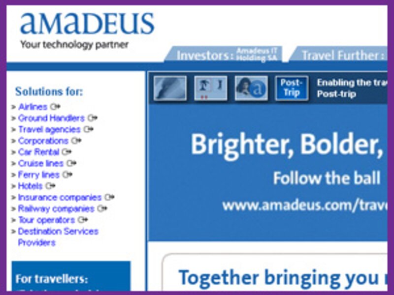 Amadeus sees rise in global market share