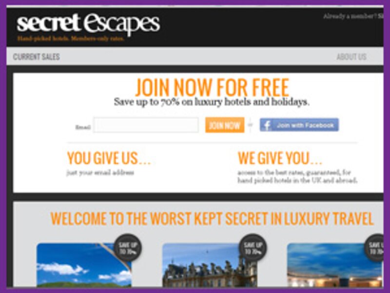 Secret Escapes partners with DiscountVouchers.co.uk