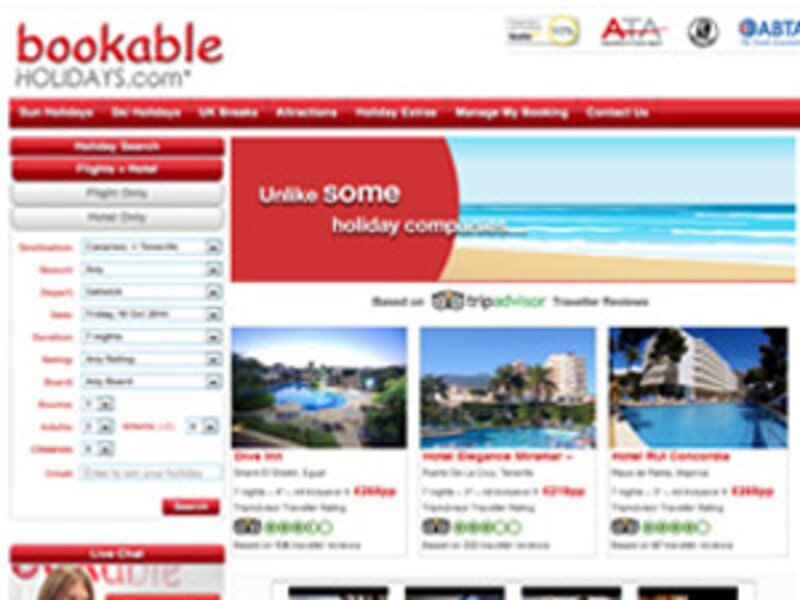 Bookable Holidays model undermined by mobile and ‘no risk’ component sales