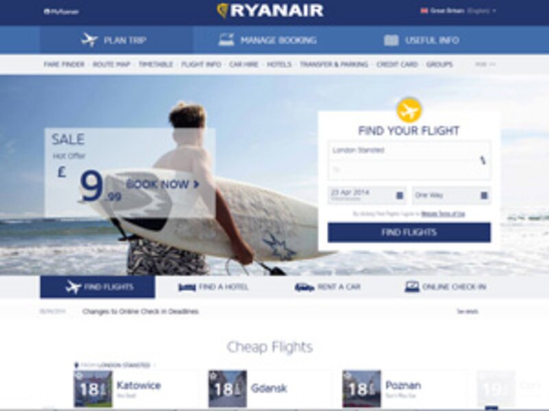 Ryanair to hire 200 staff to develop ‘world class’ online platform