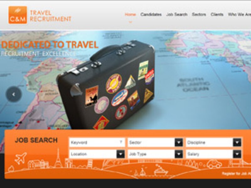 New C&M Travel Recruitment website focuses on mobile and social