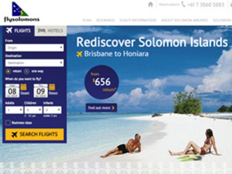 Booking.com strikes Solomon Airlines deal