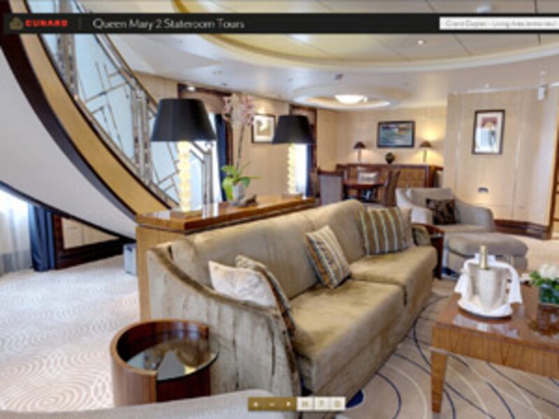 Cunard lets agents embed virtual cruise ship tours on their websites