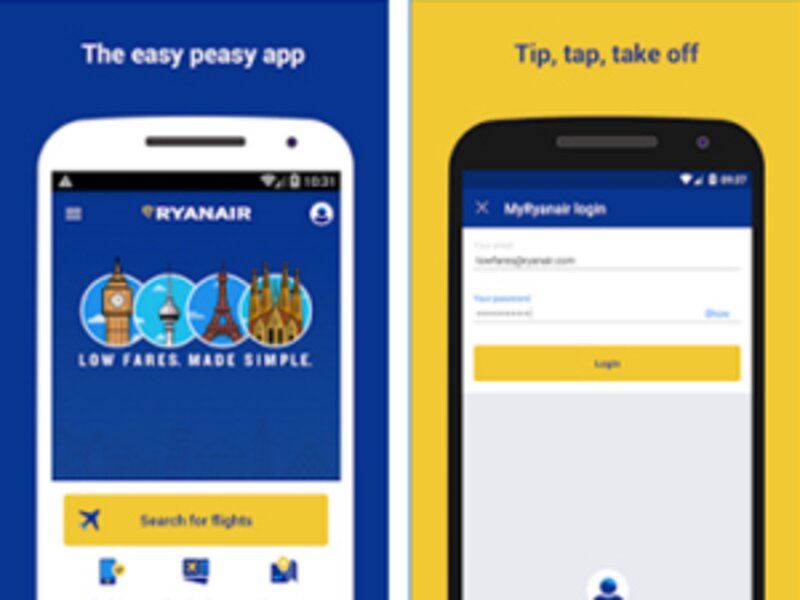 Ryanair updates app with an easier payment process