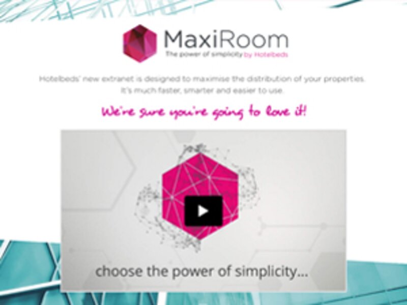 Hotelbeds relaunches partner portal as MaxiRoom