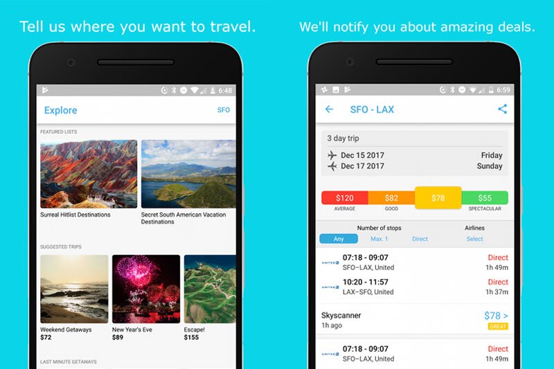Flight-finder app Hitlist debuts on Android four years after Apple’s iOS