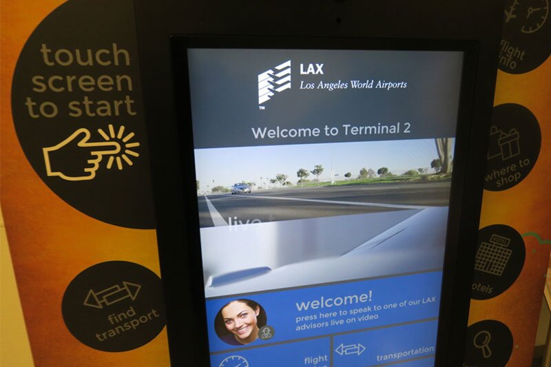 Los Angeles airport introduced selfie-taking ‘AskLAX’ information kiosks