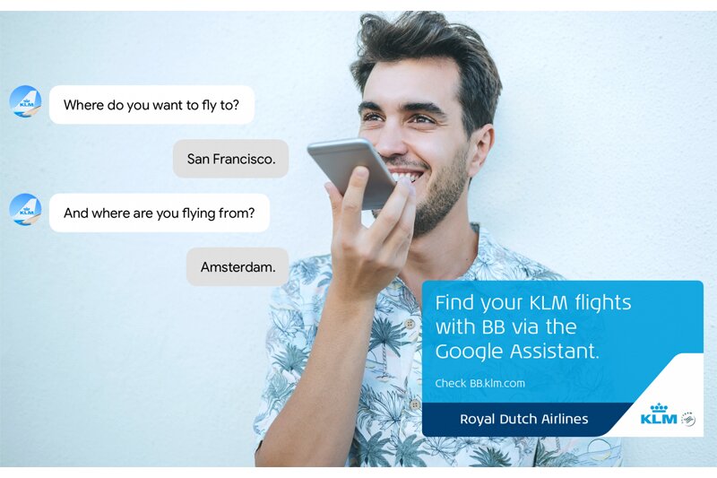 KLM claims pioneering position in voice tech with multi-language Google bot