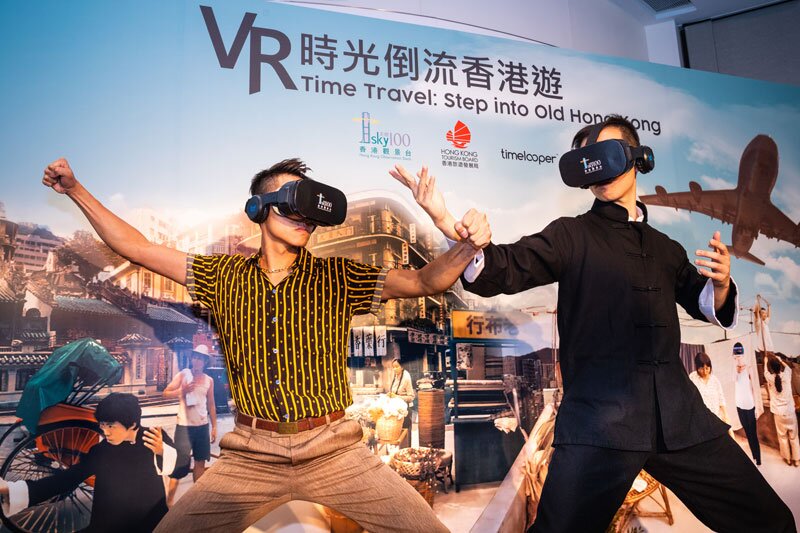Timelooper and Hong Kong Tourism Board create new virtual reality time travel experience