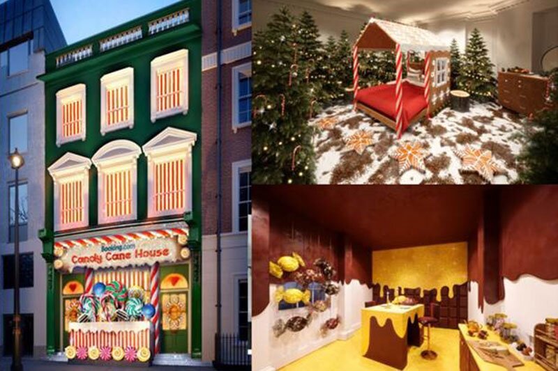 Booking.com launches festive promotion with Candy Cane London guesthouse