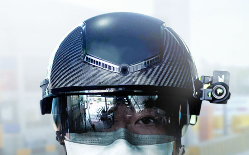 Coronavirus: Smart helmet touted as part of answer to get people flying again