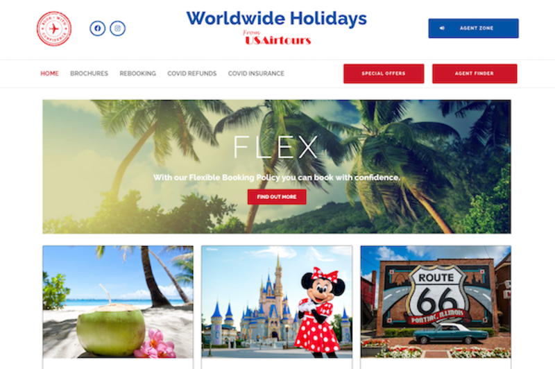 USAirtours launches new long-haul website to drive leads to agents