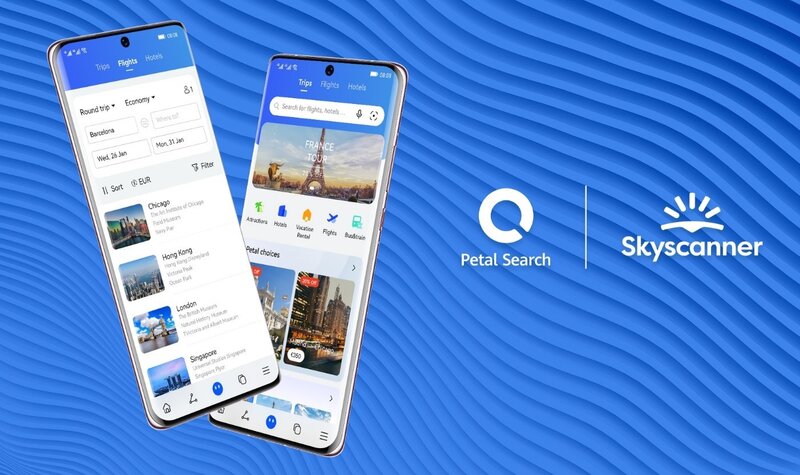 Skyscanner integrates flights API with Huawei Petal Search and Maps