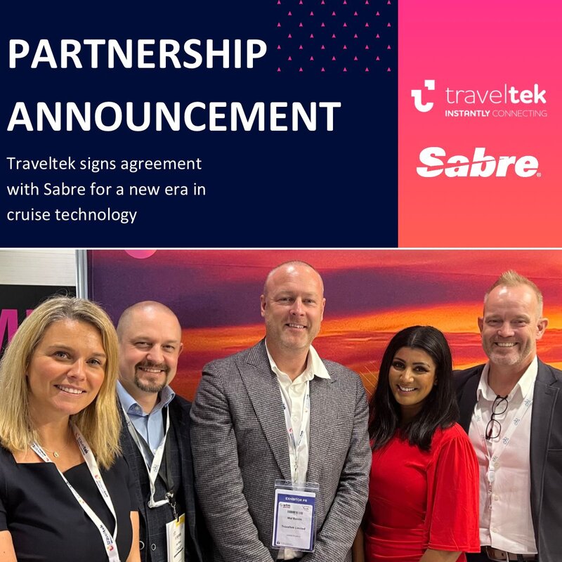 Traveltek agrees preferred supplier deal with Sabre as GDS retires cruise tech