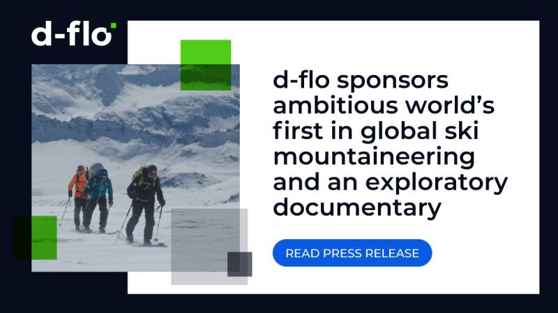 Customer comms tech specialist d-flo supports daring mountaineering project