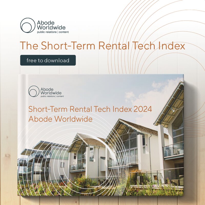 Abode Worldwide unveils 2024's Short-term Rental Tech Index