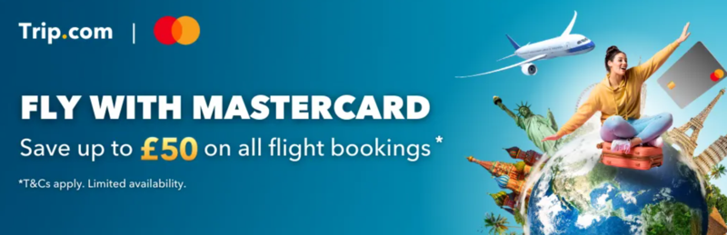 Trip.com launches exclusive flight discount with Mastercard