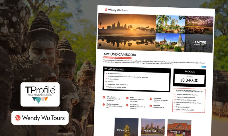 Wendy Wu Tours teams up with TProfile for specialist touring content for Travel Agents